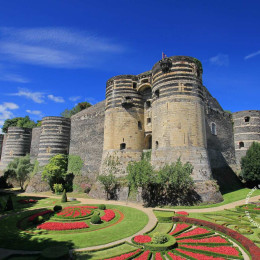 La vieille ville et le château d’Angers
